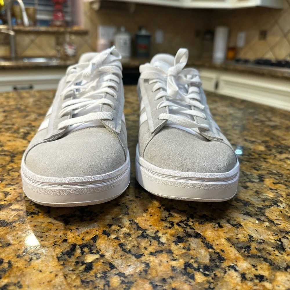 Adidas Gray and White Women's Shoes - Picture 5 of 8